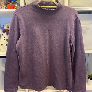 Mock neck shirt